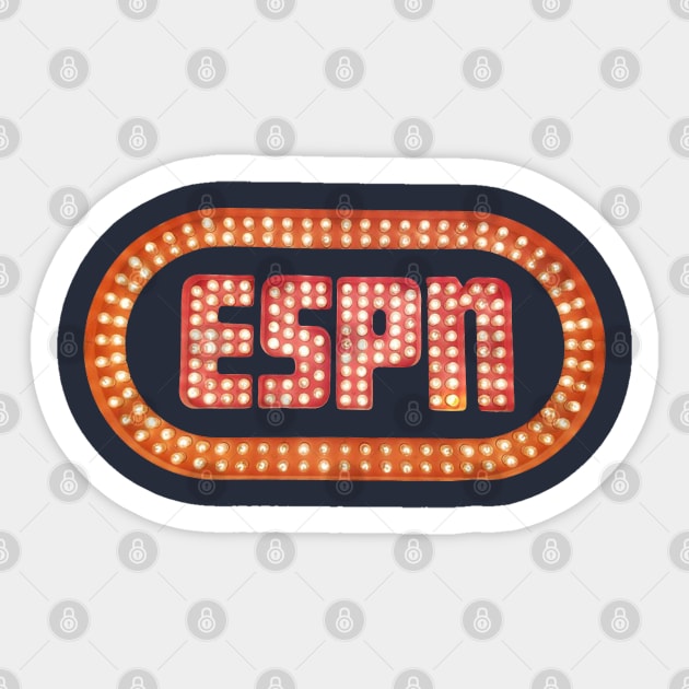 ESPN vintage Sticker by alicastanley